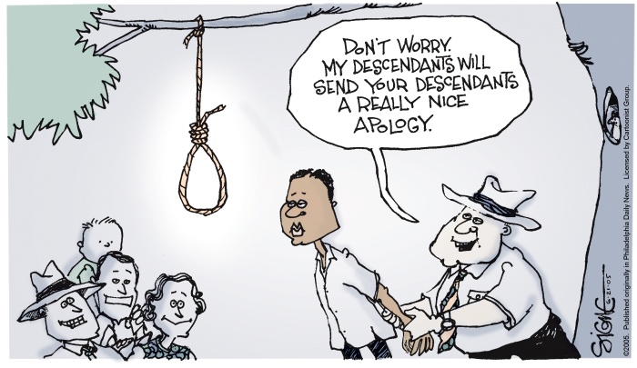 An example of a political cartoon from 2005